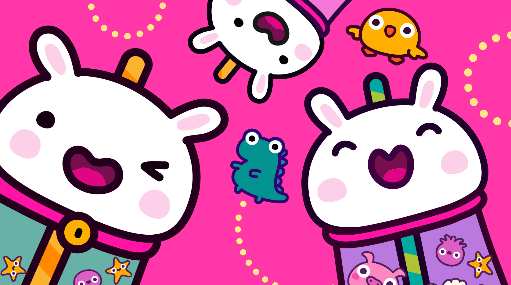 Kawaii Bubble Tea Pop Game - Banner